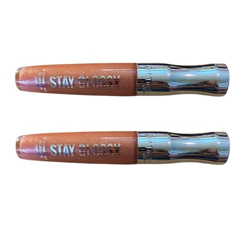 Pack of 2 Rimmel Stay Glossy 6HR Lip Gloss, Down To Gloss 125
