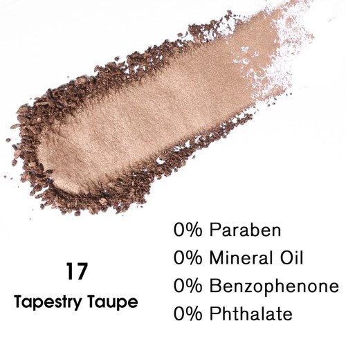 UCANBE Tapestry Taupe Single Eyeshadow Palette, Highly Pigmented Shimmer Eye Shadow Powder, Professional Long-Lasting Waterproof Makeup Palette