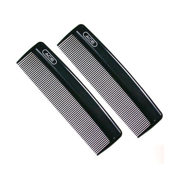 ACE 5" Fine Tooth Pocket Comb 2pk 61780