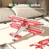 Mould King Mini Vintage Biplane Building Sets, Mini Biplane Building Blocks, Toy Airplane Building Kit, Micro Aircraft Building Toys for Age 8+(300PCS)