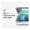 PhoneSoap 3 UV Cell Phone Sanitizer and Dual Universal Cell Phone Charger | Patented and Clinically Proven UV Light Sanitizer | Cleans and Charges All Phones - Orchid