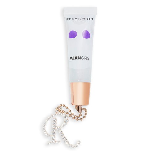 Revolution Beauty, Mean Girls x Revolution Regina George Lip Gloss, High-Shine Sweetly-Scented Gloss, Vegan & Cruelty-Free, Clear Shimmer, 0.35 oz