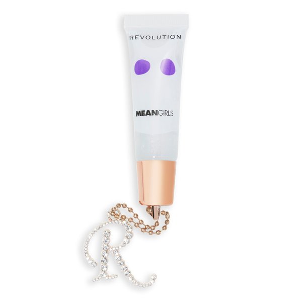 Revolution Beauty, Mean Girls x Revolution Regina George Lip Gloss, High-Shine Sweetly-Scented Gloss, Vegan & Cruelty-Free, Clear Shimmer, 0.35 oz