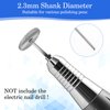 JIEYAO 2 Pcs Flat Nail Drill Bits With 4 Sandpaper Discs, Sanding Disc Nail Drill Bits, Electric Cuticle Drill Bit Foot File Replacement Head Foot Callus Remover Pedicure Supplies Sanding Bands(#107)