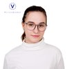 VisionGlobal Blue Light Blocking Glasses for Women/Men, Anti Eyestrain, Stylish Oval Frame, Anti Glare (Clear Gray, 4.75 Magnification)