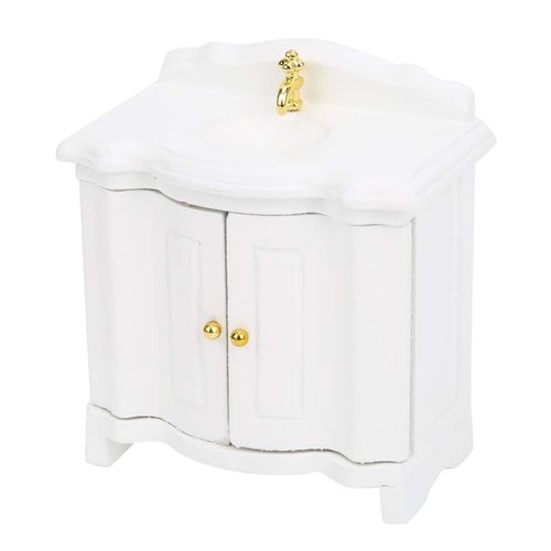 Glomora 1:12 Scale Basin Sink,Wash Basin Mini Micro Type Decoration Furniture Accessory for Dollhouse