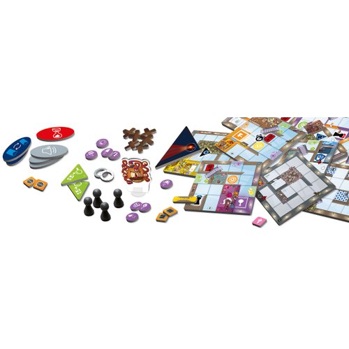 Sit Down! Magic Maze: Maximum Security, Strategy Board Game, Customize Your Magic Maze Experience, For 1 to 8 Players, Ages 8 and up