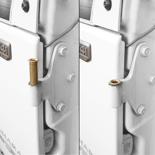 Hooke Road JK Wrangler Door Hinge Bushing Liners Replacement & Metal Door Bushing Removal Tool Compatible with Jeep Wrangler JK & Unlimited 2007-2018 - 8Pcs