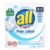 All Mighty Pacs Laundry Detergent, Free Clear For Sensitive Skin Pouch, 19 Count