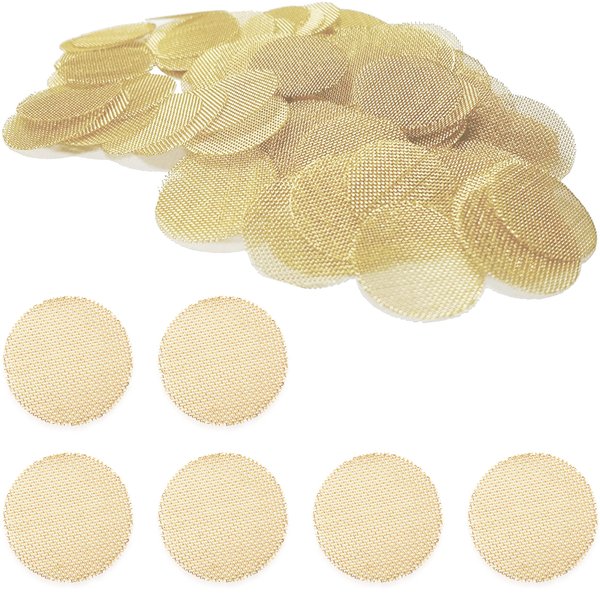 Gold Lion Gear Grimm SUPA 50 Brass Pipe Screens | 3/4" Filters | Pipe Bowl Screens and Accessories