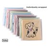TreVee Microfiber Cleaning Cloth - Microfiber Cloth Fabric Wipe for Cleaner Lens, Eyeglasses, Phone Screen - Cute Dog Design 10-Pack, 6x6