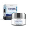 Skin 2.0 Hyaluronic Acid and Collagen Face Moisturizer - Long-lasting Hydration & Moisture, Anti-aging, Skin Firming Night Cream - Cruelty Free Korean Skin Care For All Skin Types - 1.69 Fl. oz