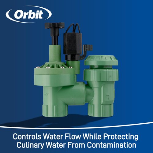 Orbit 57623 3/4" FPT 100 Series Anti-Siphon Automatic Sprinkler Valve with Flow Control