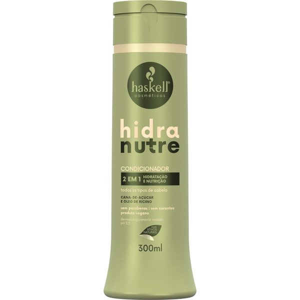 Haskell - Linha Hidranutre - Condicionador 2 em 1 Hidratacao e Nutricao 300 Ml - (Hydrate Collection - Moisturizing and Nourishing Conditioner 10.14 Fl Oz)
