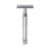 Edwin Jagger DE89LBLAMZ Classic Double Edge Manual Eco-Friendly and Reusable Safety Razor for Men and Women for Shaving Cream or Soap (Lined)