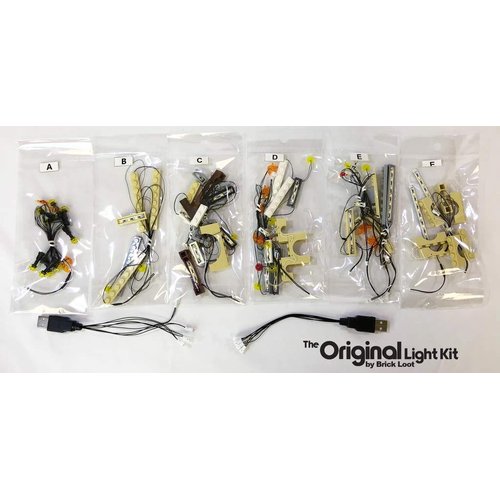 Brick Loot LED Lighting Light Kit for Lego Toy Building Set - For Harry Potter Hogwarts Castle - Set 71043 - (Model NOT Included), For Adults & Kids Age 15+, LED Lights for Castle Building Blocks Sets