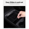 Motrobe 2PCS Tesla Model 3 Model Y Center Console Organizer Tray Armrest Storage Box Hidden Cubby Drawer - Fit 2021-2024 Model Y & 2021-2023 Model 3