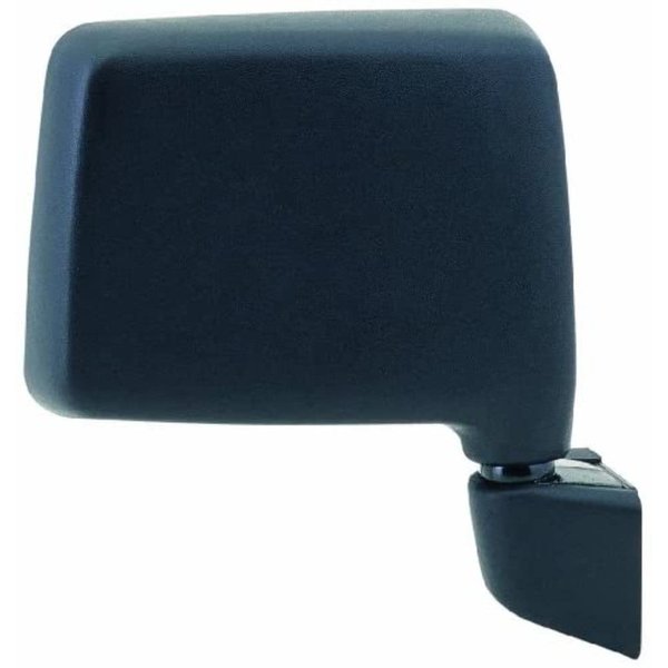 Fit System Passenger Side Mirror for Suzuki Samurai, Black, Foldaway, Manual