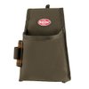 Bucket Boss Fastener Tool Pouch with FlapFit in Brown, 54160, Green