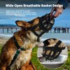 BARKLESS Dog Muzzle,Soft Basket Silicone Muzzles for Dog, Best to Prevent Biting, Chewing and Barking, Allows Drinking and Panting, Used with Collar