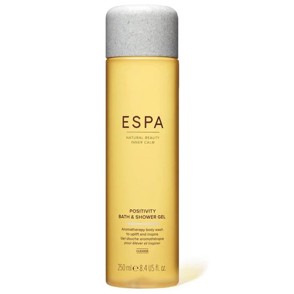 ESPA | Positivity Bath & Shower Gel | 250ml | Jasmine, Gardenia & Rose Geranium | Vegan