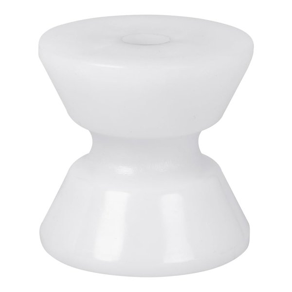 White Water 7558U White Delrin Bow Anchor Roller Replacement Wheels, 2-7/8" Diameter, 2-7/8" Width