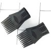 Black Universal Hair Dryer Comb Nozzle Plastic Hairdressing Salon Hair Dryer Blow Comb Attachment Hair Styling for Straightening Detangling Fine Curly Natural Hair Combs Styling Tools and Appliances
