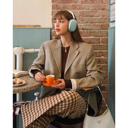 Rosooi Curtain Bangs Human Hair Clip in Bangs for Women Brown Color Fake Air Bangs for Daily Wear Hair Clip Bangs