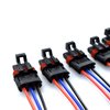 Pulse Power Plug Pigtail Connector Compatible with 2018 2019 2020 2021 Polaris Ranger XP 1000/ RZR/Pro RS1 General Pulse Bus Bar Harness Pigtail Connector (6Pcs Black Red Blue)