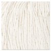 UNISAN Cut-End Wet Mop Head, Cotton, 24 Size, White (2024C)