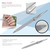 Suvorna Professional Nail Kit Manicure Tools 5pcs with Nail Cuticle Trimmer, Nail Filer, Cuticle Pusher, Nail Clipper, Tweezer, Cuticle Scissors, Nail Care Kit Women & Mens Nail Grooming Kit Nail Tool