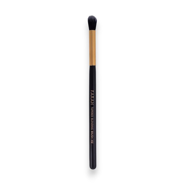 F.A.R.A.H Brushes Premium Quality Tapered Blending 35E Makeup Brush - Perfect For Blending Liquid, Cream, or Flawless Powder Cosmetics - Buffing, Stippling, Concealer