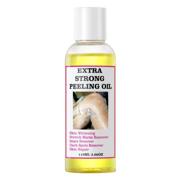 Yellow Peeling Oil, Peeling Oil for Dark Skin, Strong Peeling Oil Extra Strength, Exfoliating Peeling Solution for Body All Skin Type Dead Skin Remover (110ML/3.88 OZ)