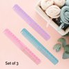 3 Pieces Carbon Fine Cutting Comb Carbon Fiber Salon Hairdressing Comb for Man and Woman Hairdressing Comb Heat Resistant Barber Comb (Pink Bule Purple)