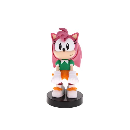 Exquisite Gaming: SEGA: Amy Rose - Original Mobile Phone & Gaming Controller Holder, Device Stand, Cable Guys, Sonic the Hedgehog Licensed Figure