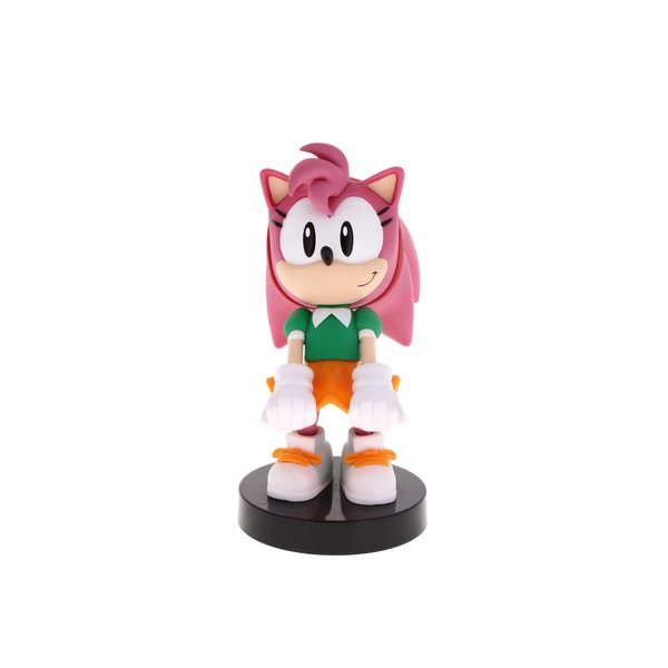 Exquisite Gaming: SEGA: Amy Rose - Original Mobile Phone & Gaming Controller Holder, Device Stand, Cable Guys, Sonic the Hedgehog Licensed Figure