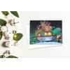 Stonehouse Collection | Camper and Santa Christmas Card | 18 Christmas Cards & 19 Envelopes | Cute Camping Trailer Christmas Card | USA Made (Standard)