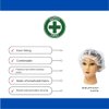 Disposable Bouffant (Hair Net) Caps, Spun-bounded Poly, Hair Head Cover Net 24 Inches White, (1000)