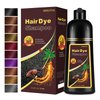 Silver Grey Hair Dye, Hair Dye Shampoo, Hair Color Shampoo for Men and Women, 3 in 1 Hair Dye Shampoo 16.9 Floz, Safe and Natural Shampoo Para Canas (Silver Grey)
