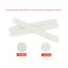 Professional Nail Files Double Sided Emery Board 80/100 Grit for Poly Gel Acrylic Nail Extension Manicure Pedicure Tool White 50Pcs