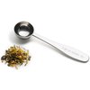 Loose Leaf Tea Spoon Measure | One Cup of Perfect Tea | Stainless Steel Scoop | Premium High Polish Finish