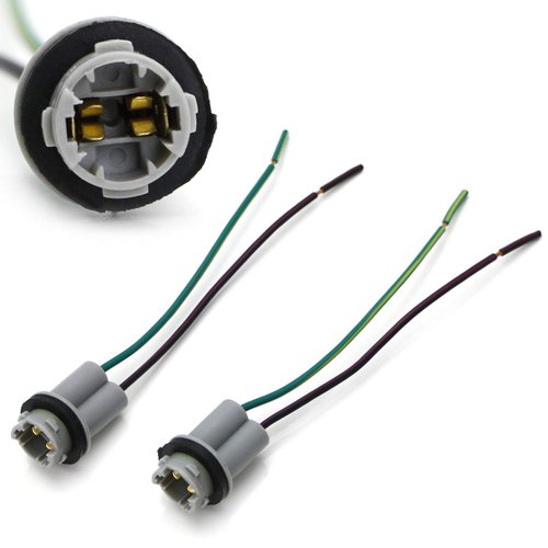 iJDMTOY 912 920 921 T15 Nylon Base Socket/Base w/Pigtail Wiring Harness As Repair, Replacement or Retrofit