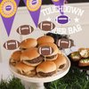 24Pcs Glitter Football Cupcake Toppers for Football Party Decorations, Football Player Cupcake Toppers - Football Theme Cake Topper Football Theme Baby Shower Party Decorations (Football B)