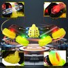 28°C Remote Control Car RC Car Toys for Boys 8-12, Rotating Stunt Cars with Headlight Wheel Light, Double-Sided Driving 360°Flips Rotating Car Toy for Boys Girls Birthday (Yellow)