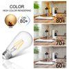 NOTOC LED Edison Bulb 4W,Antique 40W Vintage Edison Bulb,E26 Light Bulb Non Dimmable Led Bulb 450 Lumens Daylight White 4000K,Pack of 3