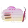Grafting False Eyelash Acrylic Extension Pallet, Eyelash Extension Tweezers Plate Pad Makeup Palette Individual Training Tools Dazzling (Cloud-shaped C （5.9x3.94in）)