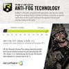 Revision Military ShadowStrike Deluxe Yellow Kit - Tan - Anti-Fog, Tactical Military Ballistic and Eye Protection Sunglasses