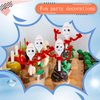 200 Pcs DIY Plastic Creative Fork 200 Pcs Red Pipe Cleaners 200 Pcs Round Wiggle Googly Eyes with Adhesive on Back and 200 Pcs Popsicle Stick for Art Crafts Halloween Birthday Party Favors