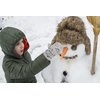 Slivery Color Toddler Mittens Kids Winter Warm Gloves Lined Fleece Gloves Waterproof Snow Baby Mitten for Boys Grey Dinosaur 2-4T