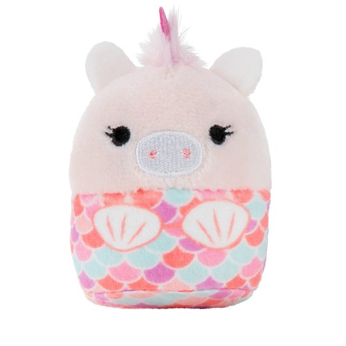 Squishville by Squishmallows SQM0213 by Original Squishmallows Mystical Squad-Four 2-Inch Makena, Paloma, Gelina & Davina Plush-Toys for Kids